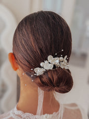 Ivory Pearl Wrist Corsage - A Little Lacey