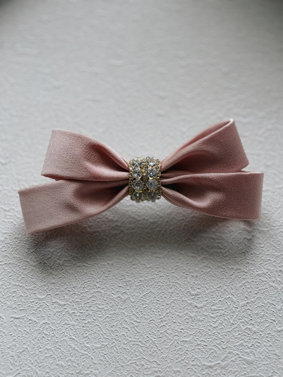 Dusty rose hair bow for girls special occasions