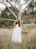 Juliette Ivory Flower Girl Dress - Full Length - A Little Lacey · Photo 5 of 9