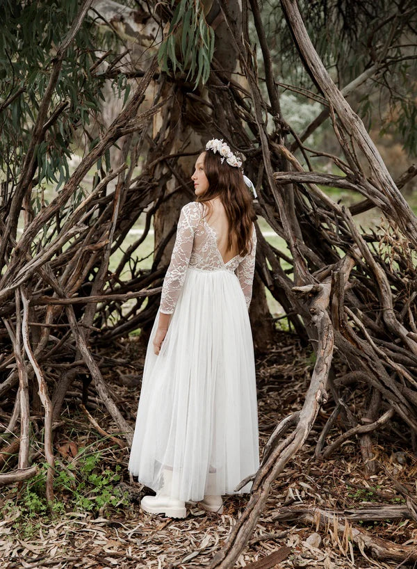 Floor length girl dresses online