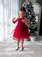 Juniper Girls Red Christmas Dress - A Little Lacey