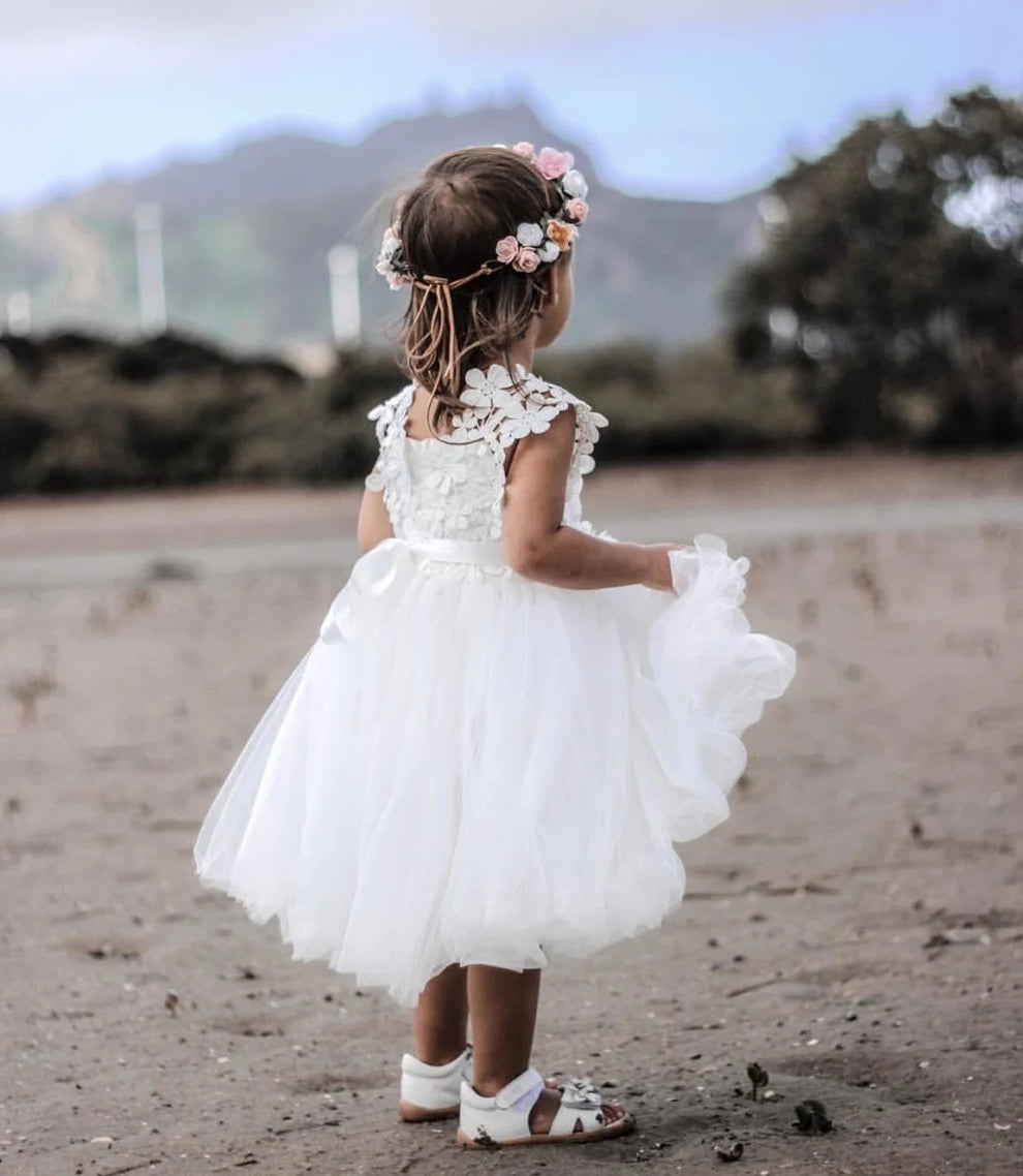 Layla Girls White Tutu Dress - A Little Lacey · Photo 1 of 12