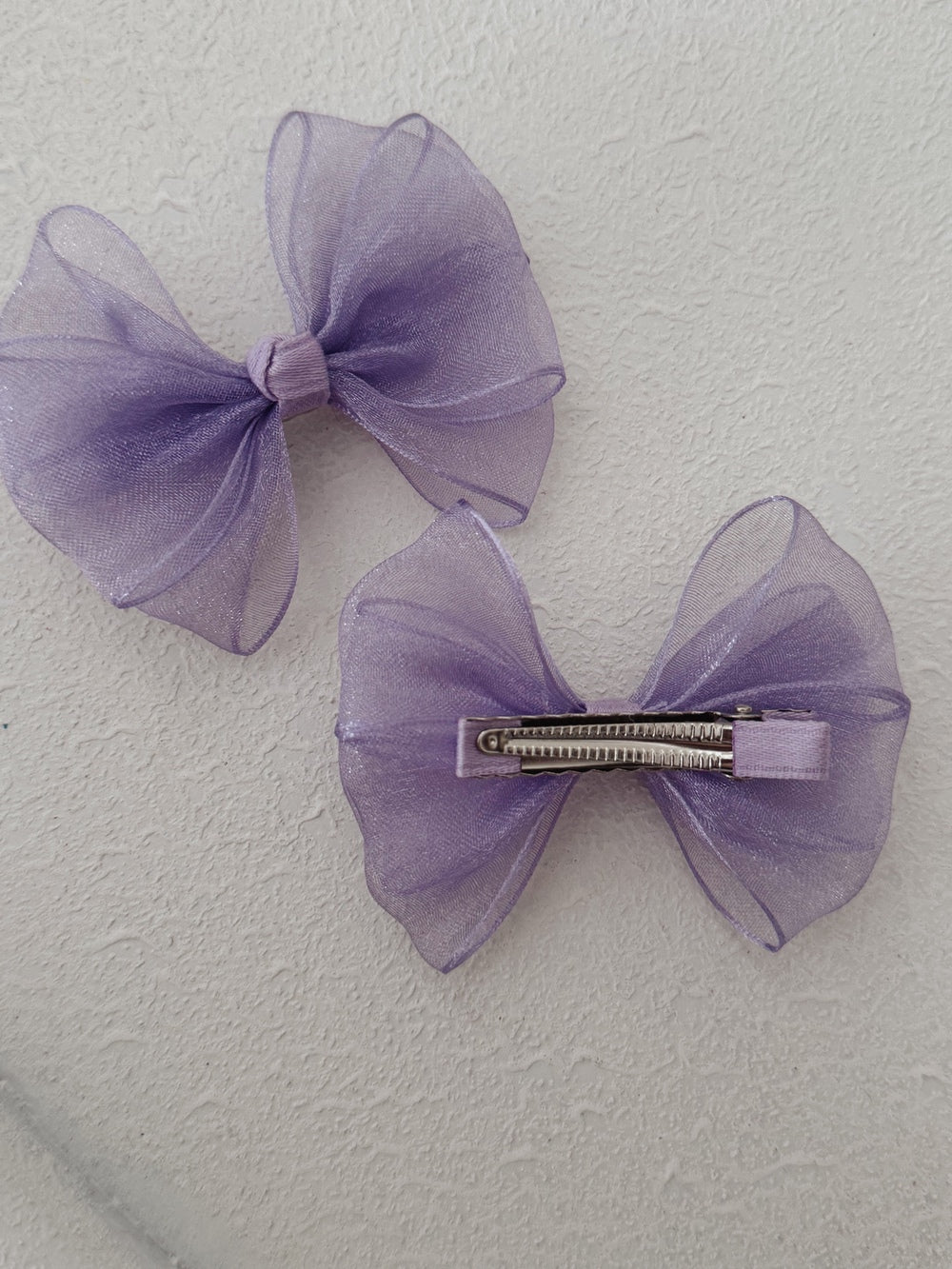 Lilac Girls Pigtail Bows