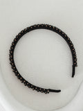 Elegant black headband for girls formal dresses