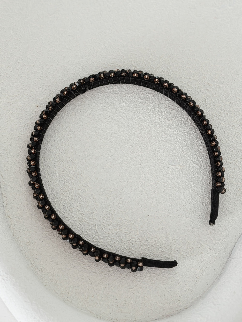 Elegant black headband for girls formal dresses