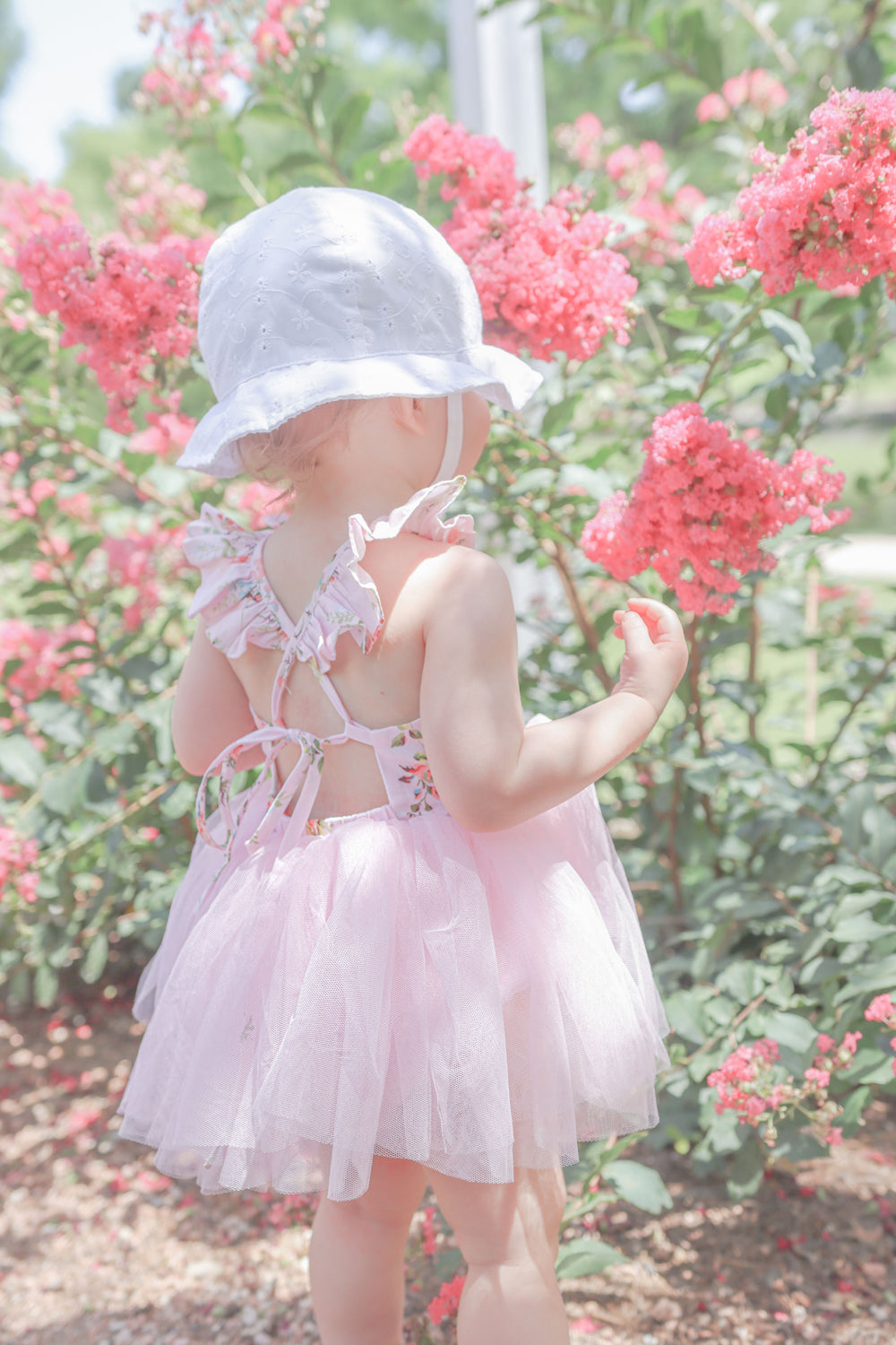 Eloise Pink Blossom Baby Romper - Baby Girl Cake Smash Dresses