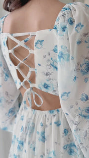 Tessa Girls Floral Dress - A Little Lacey