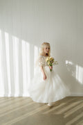 Eva Girls Embroidered Ivory Dress - A Little Lacey · Photo 9 of 18