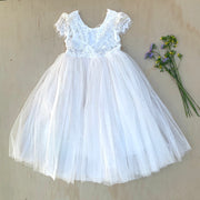 Celeste Girls Ivory Dress - A Little Lacey