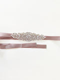 Girls Diamante Sash Belt - Blush - A Little Lacey · Photo 1 of 3
