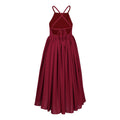 Sofia French Chiffon Burgundy Girls Dress - A Little Lacey · Photo 6 of 8