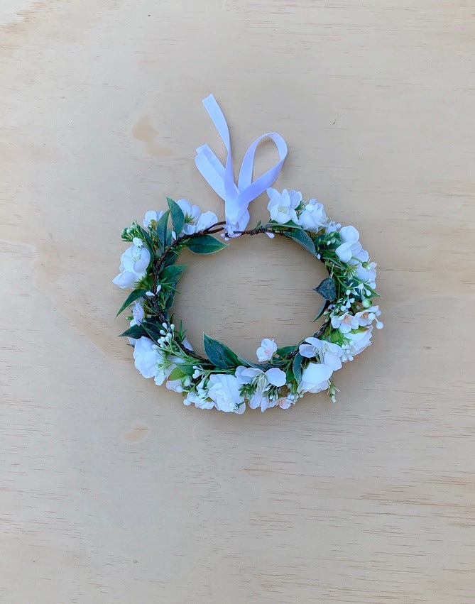Allegra Girls White Flower Crown - A Little Lacey · Photo 4 of 4