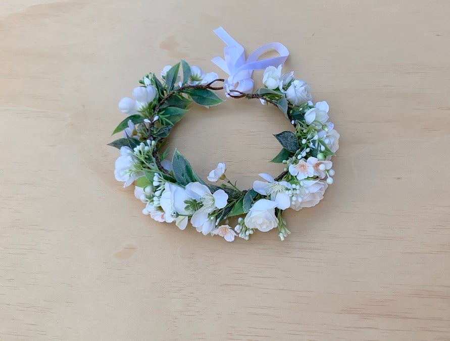 Allegra Girls White Flower Crown - A Little Lacey · Photo 2 of 4