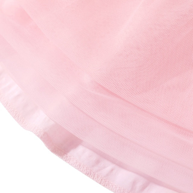 Ella Rose Girls Soft Pink Tie Back Dress - A Little Lacey