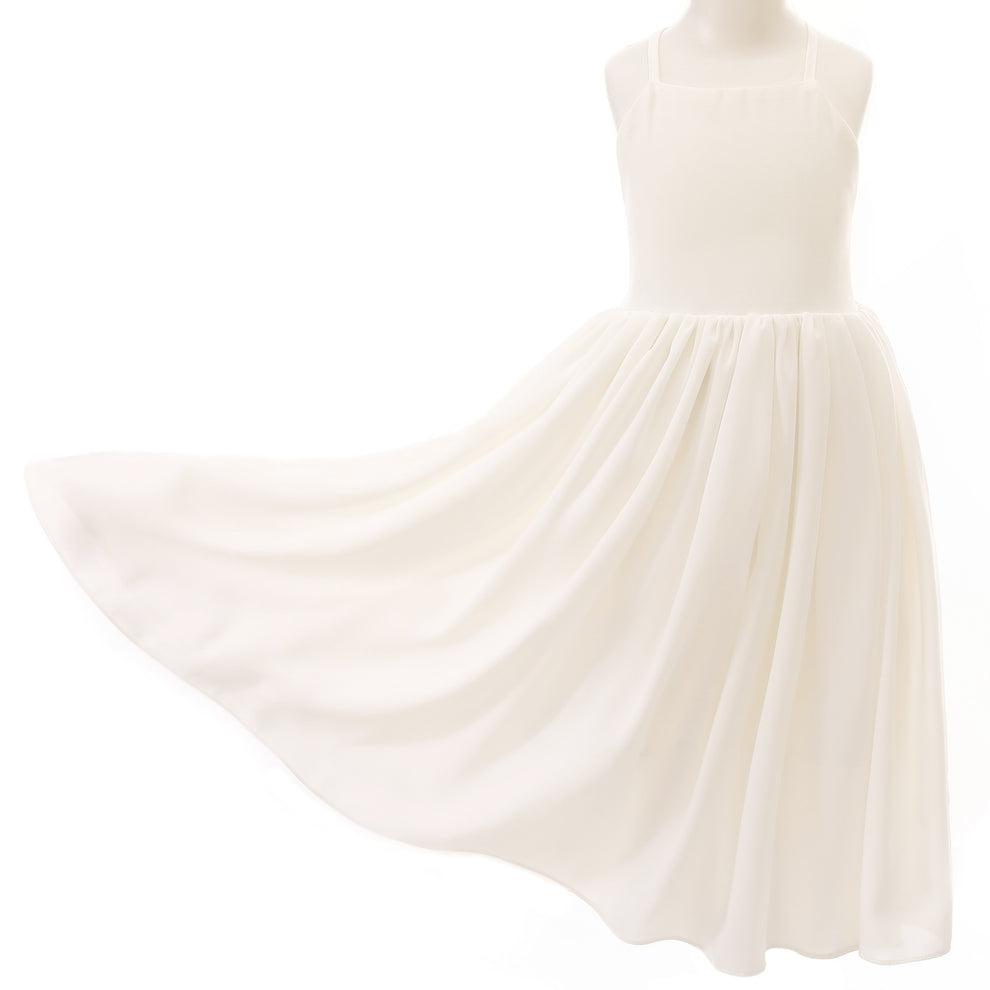 Sofia Girls French Chiffon Ivory Dress - A Little Lacey · Photo 5 of 5
