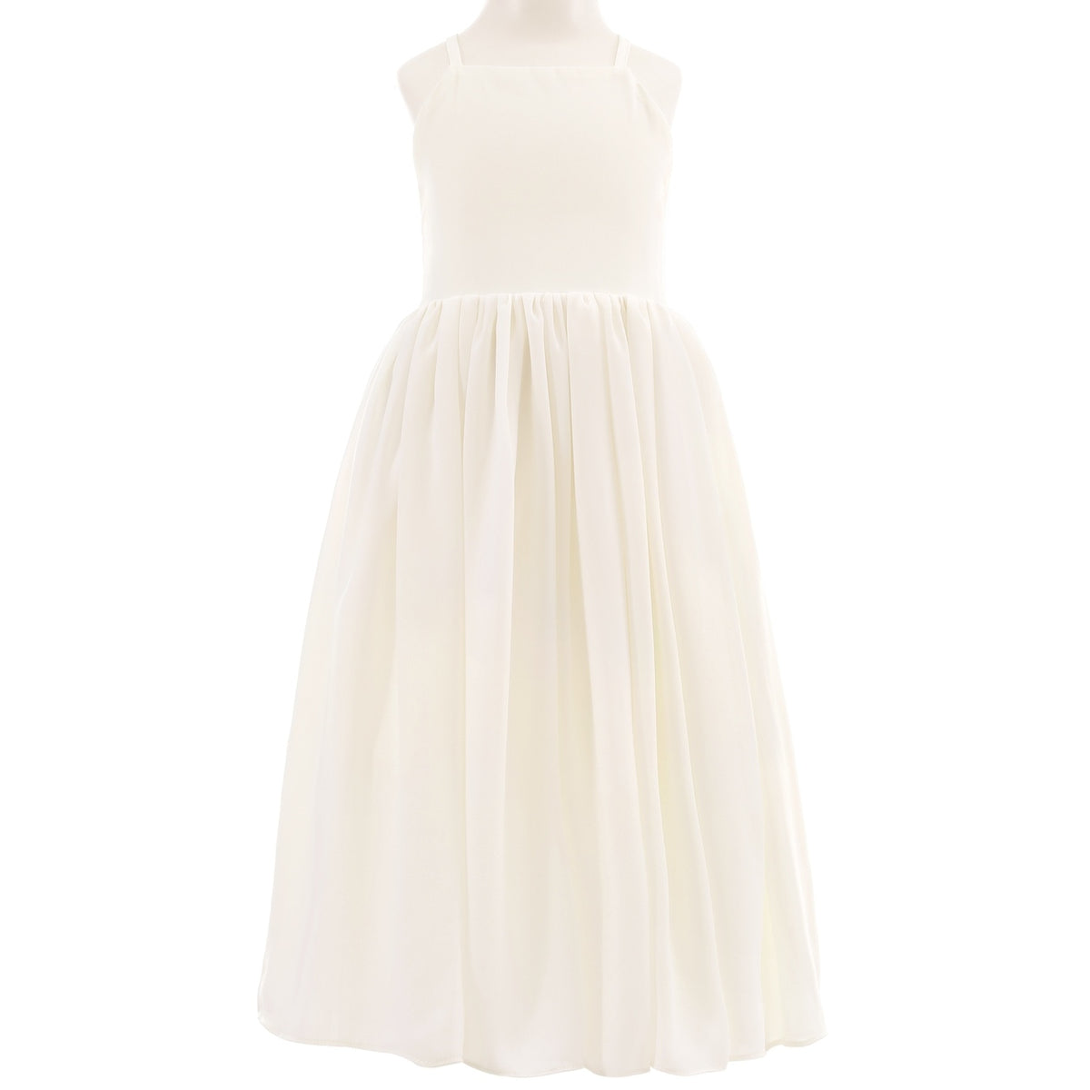 Sofia Girls French Chiffon Ivory Dress - A Little Lacey · Photo 3 of 5