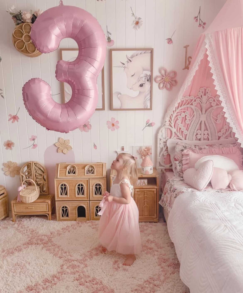 Ella Rose Girls Soft Pink Tie Back Dress - A Little Lacey