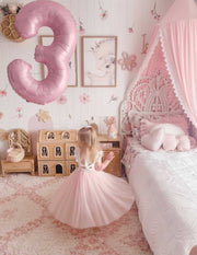 Ella Rose Girls Soft Pink Tie Back Dress - A Little Lacey