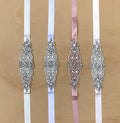 Girls Diamante Sash Belt - White - A Little Lacey · Photo 4 of 9