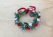 Estelle Girls Christmas Flower Crown - A Little Lacey