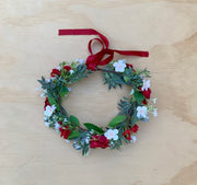 Estelle Girls Christmas Flower Crown - A Little Lacey