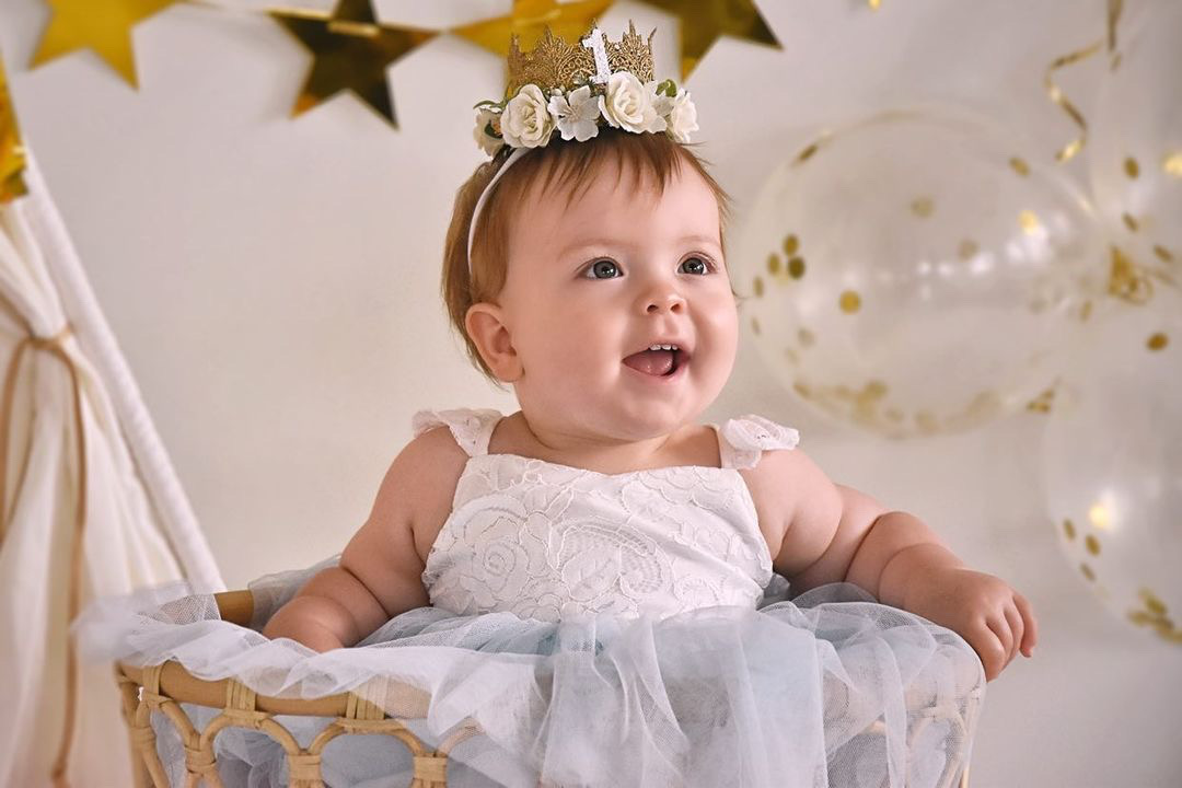 Tiaras for 2024 babies first birthday