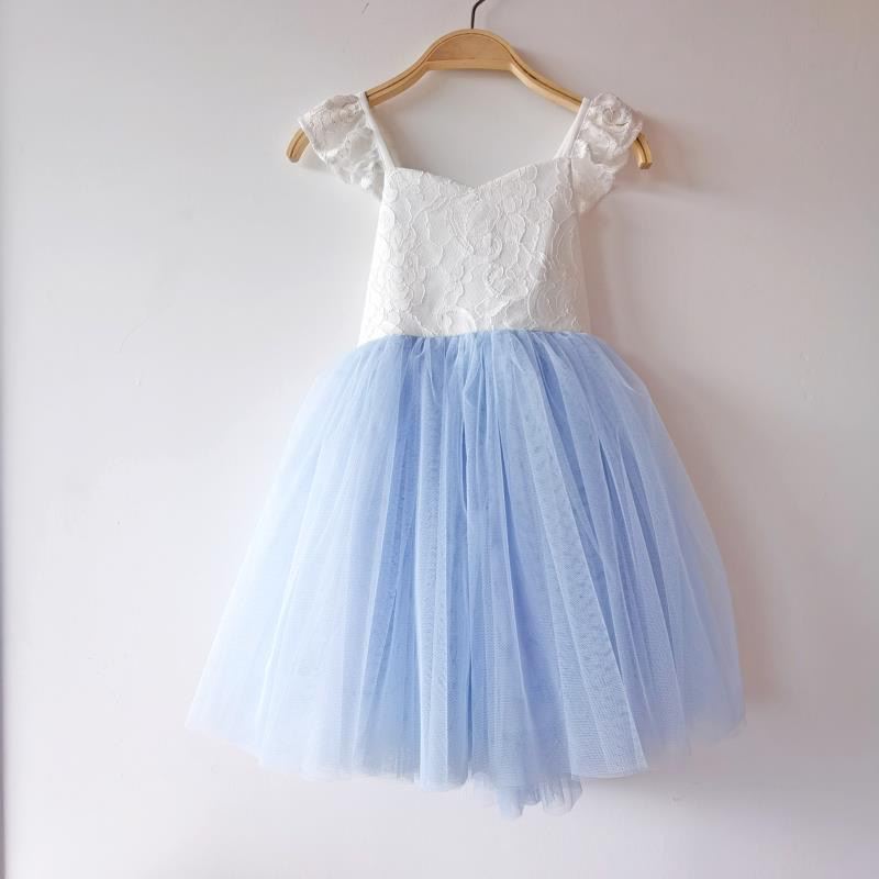 Zara Girls Lace Dress - Blue A Little Lacey Zara Girls Lace Dress - Blue A Little Lacey