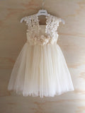 Layla Girls Ivory Dress - A Little Lacey · Photo 12 of 13