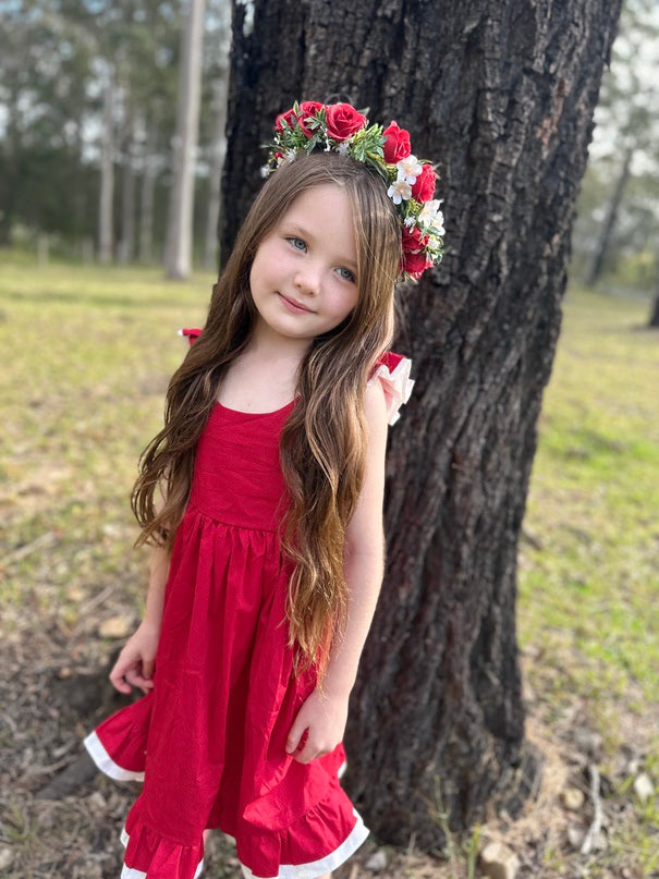 Merry Girls Rose Flower Crown