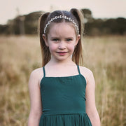 Fleur Crystal Rhinestone Headband - A Little Lacey