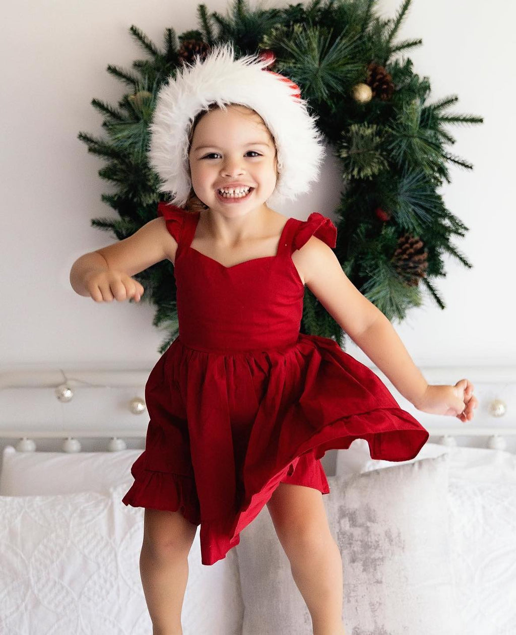 Faith Girls Christmas Dress Ruby Red - All Products