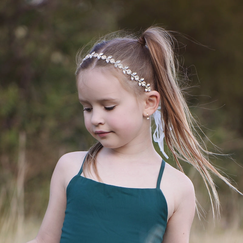 Fleur Crystal Halo - Rhinestone Headband - Tiaras and Headpieces