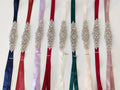Girls Diamante Sash Belt - Champagne - A Little Lacey · Photo 2 of 2