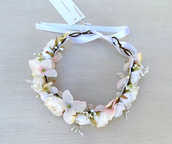Iris Girls Ivory Flower Crown - All Products