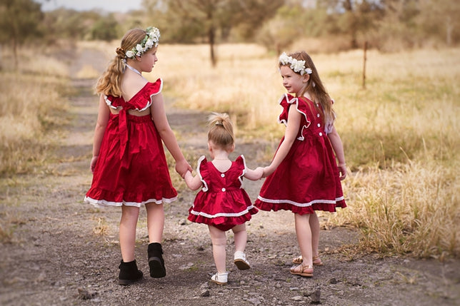 Ivy Baby Girls Christmas Romper