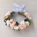 Macie Girls Soft Pink Flower Crown - A Little Lacey · Photo 7 of 7