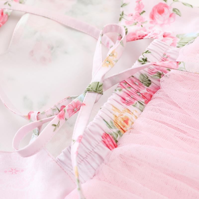 Zara Girls Tutu Dress - Pink Floral - Girls Party Dresses