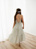 Clara Girls Sage Green Maxi Dress - A Little Lacey · Photo 5 of 8